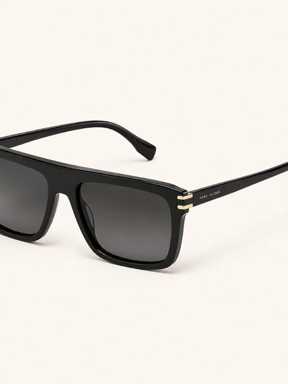 Marc Jacobs MARC 568/S Black Gold Sunglasses 58mm Case